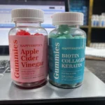 Happy Biotics Apple Cider Vinegar + Biotin Collagen Keratin Gummies